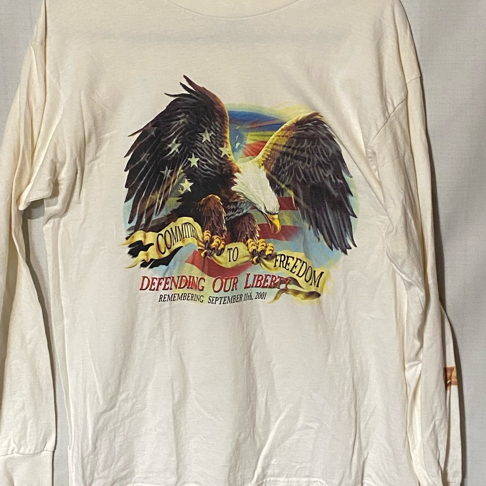 09/11/2001 remembering 911 long sleeved tee